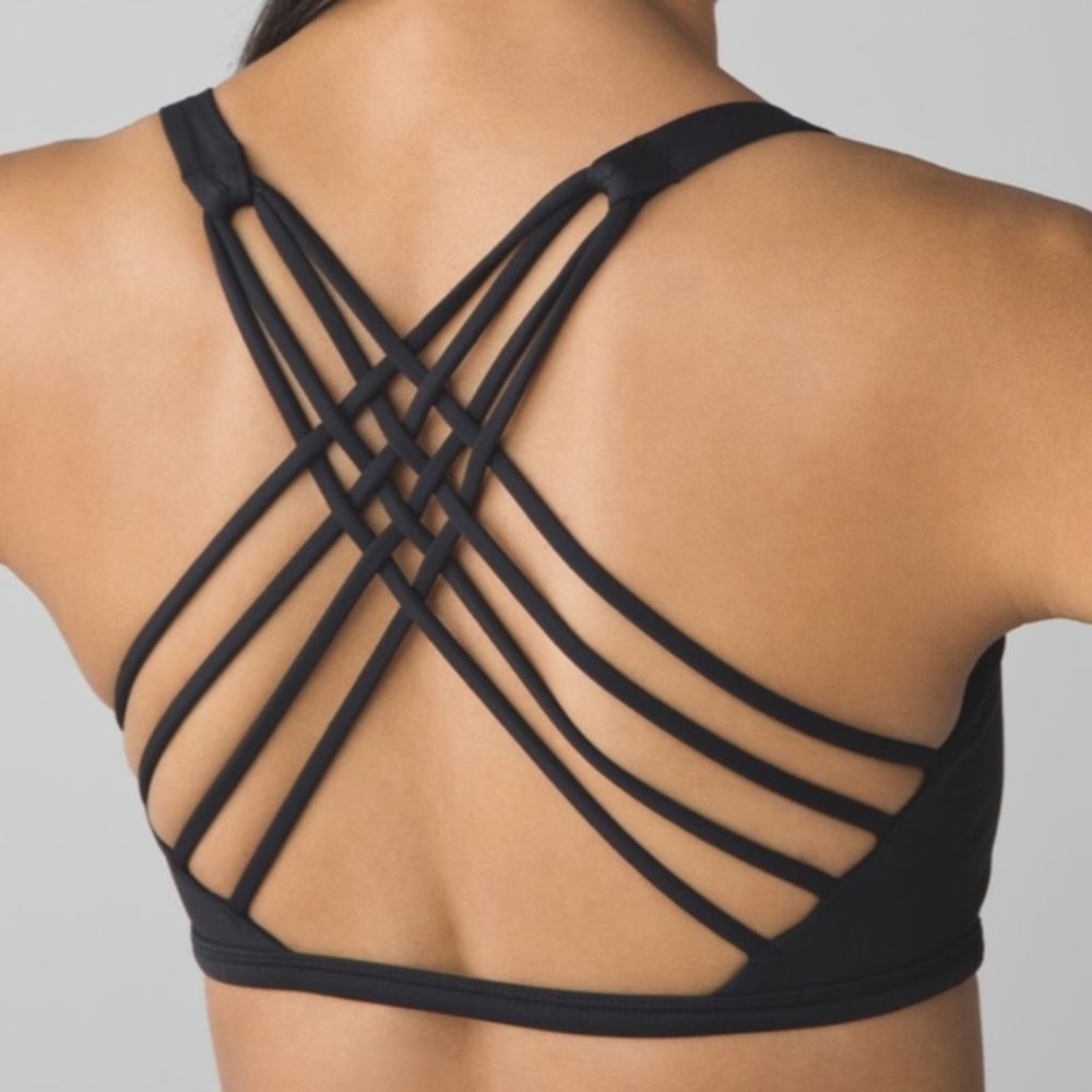 Lululemon Free to be Wild Bra, Black, Size 10